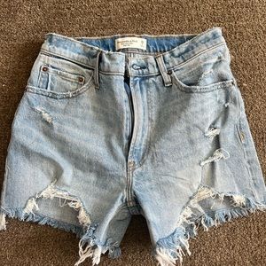 Mom short high rise jean shorts